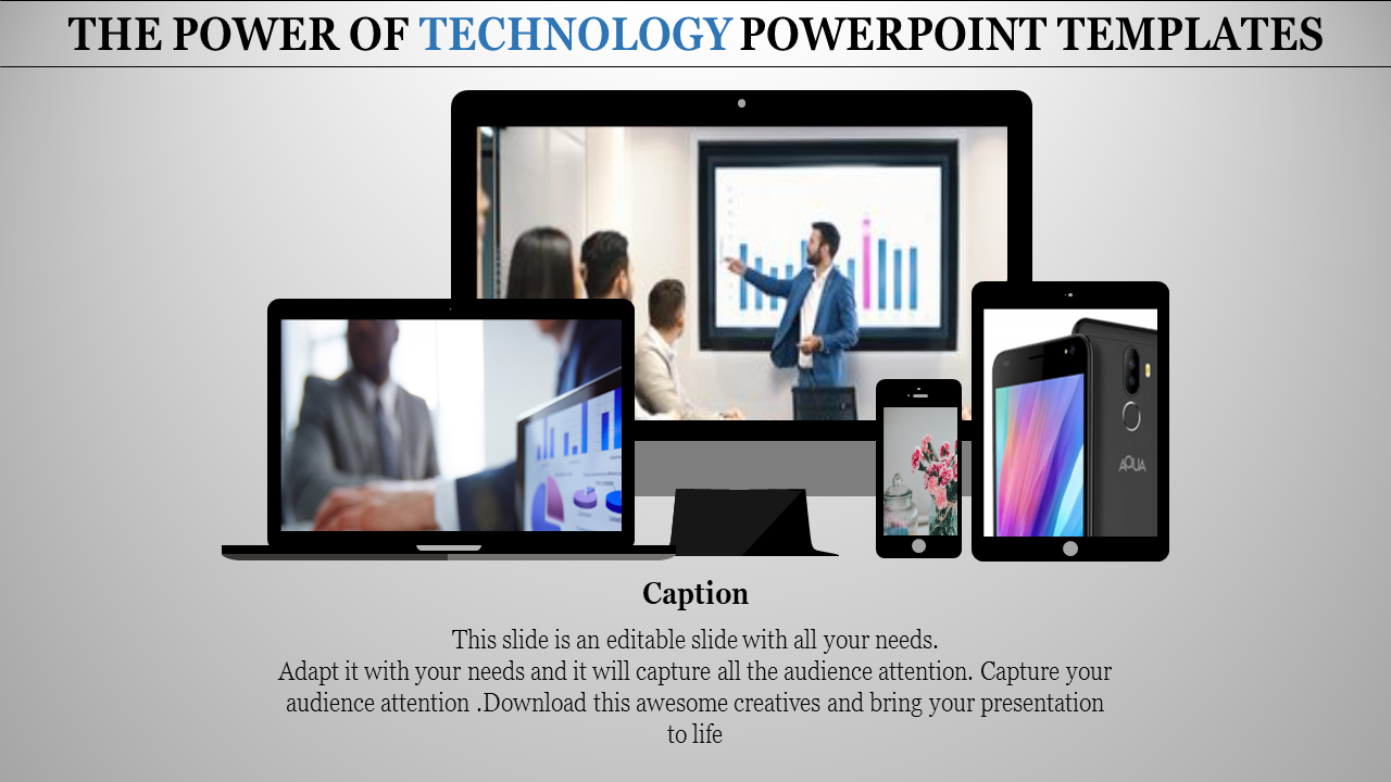 Free -  Technology PowerPoint Template & Google Slides Themes